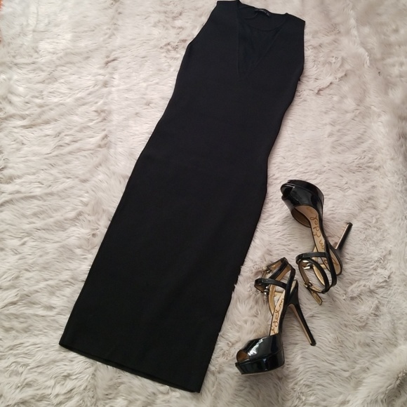 Zara Dresses & Skirts - ZARA black bodycon dress - sz. Large